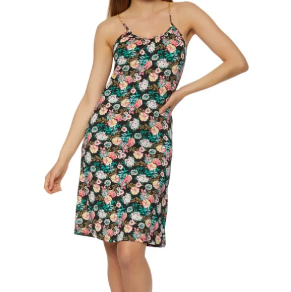 Chain Straps Floral Dress - Picture 6 of 6